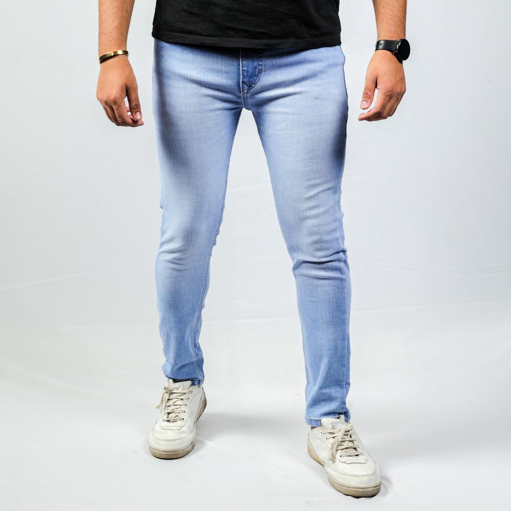 LIGHT SHADE, LIGHT FADE BLUE JEANS – SLIM FIT